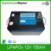 Deep Cycle12V 150ah Solar Battery Lithium Battery