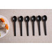 Dinnerware Set Flatware Set Black Spoon