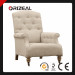 Diplomat Tufted Roll Arm Upholstered Chair (OZ-CC-034)