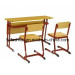 Double Desk and Chair/Lesson Chairs Guangzhou/School Furniture