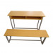 Double School Desk and Chair, Double Student Desk and Chair (SF-54)