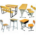 Double School Desk and Chair