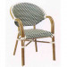 Double Tube Bamboo Looking Aluminum Frame Rattan Bamboo Chair (BC-08013)