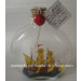 Drift Glass Bottle Wooden Decoration Marine Gifts (DF1106-1)