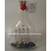 Drift Glass Bottle Wooden Decoration Marine Gifts (DF8007)