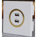Dual USB Wall Socket, Twin USB Wall Socket