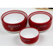 Eco-Friendly Kitchenware Christmas Food Storage with Ceramic Appearance (ML2501)