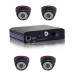 Economical 4CH H. 264 SD Card Mobile DVR with G-Sensor & GPS