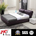 Elegant Leather Bed 611b