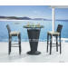 Elegant Outdoor Furniture Rattan Bar Table and Stools (C-029)