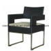 Elegant Unique Outdoor Furniture Black Rattan Armchair (CF1012C)