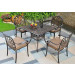European Modern Outdoor Leisure Furniture Cast Aluminum Coffee Table (SZ211; SD511)