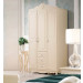 European Royal Style Solid Wood Wardrobe, Bedroom Furniture 3- Door Wardrobe (JB-8218A)