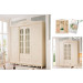 European Style Antique Royal Luxury Bedroom Furniture Set White Wedding Four Door Wardrobes (JB-8006A)