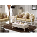 European Style Genuine Leather Sofa with Coffee Table 2015