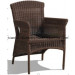 F -GS-330 Antique Furniture Pation Garden Wicker Dining Chair