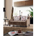 Fabric 2 Seater Sofa with Armrest
