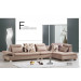 Fabric Living Room Corner/Sectional Sofa (DF106)