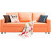 Fabric Three Seater Sofa Bed