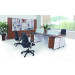 Fashion 4 Person Seats Work-Station with Desktop Partition (HF-E546)