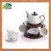 Fashion Silver Plated Ceramic Coffee Set