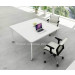 Fashion White Square Office Simple Design Meeting Table Furniture (HF-YZ009)