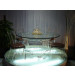 Fashionable Acrylic Dininground Table and Chair Furniture Set