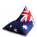 Flag Type Lazy Sofa Set Made of Fabric