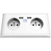 French USB Wall Socket, France USB Wall Socket, Poland USB Wall Socket
