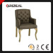 French Wing Chair with Buttoning (OZ-SW-024)