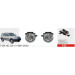 Front Fog Lamp for Honda CRV 1998-2000