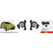 Front Fog Lamp for Mitsubishi Mirage 2012
