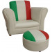 Furniture Children Living Room Sofa Made of Leather (Y-30)