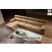 Furniture Comfortable Wooden Leather Corner Sofa (N808)