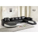 Furniture European Style Used Sponge Leather Sofa (S025)