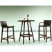 GS-0003 Modern Wicker Furniture Bar Table and Stools Set