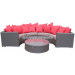Garden Furniture Outdoor Wicker Rattan Patio Sofa Set (PAS-099.2)
