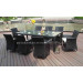 Garden Furniture Outdoor Wicker Rattan Table and Chair (PAD-019)