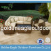 Garden Furniture Ratan Sofa with Waterproof Fabric