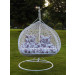 Garden Furniture Rattan Love-Seat Hanging Swing Chair (FH-005)