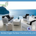 Garden Furniture Synthetic Rattan Leisure White Sofa Set