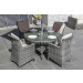 Garden Garden Furniture, Outdoor Rattan, Patio Wicker Dining Table and Chair (PAD-1601)