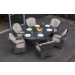 Garden Garden Furniture, Outdoor Rattan, Patio Wicker Dining Table and Chair (PAD-1609)