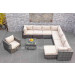 Garden Leisure Chair Patio Wicker Furniture Outdoor Rattan Sofa Set (PAS-1631)