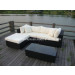 Garden Outdoor Wicker Patio Rattan Sofa Set (PAS-1114)