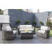 Garden Patio Wicker Outdoor Furniture Rattan Sofa Set (PAS-030)