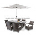 Garden Patio Wicker Rattan Outdoor Furniture (PAD-1121)