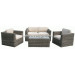 Garden Patio Wicker Rattan Outdoor Sofa (PAS-028)