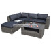 Garden Patio Wicker Rattan Outdoor Sofa (PAS-1303)