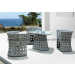 Garden Rattan Chair and Wicker Bar Table-Outdoor/Patio Furniture (F862)